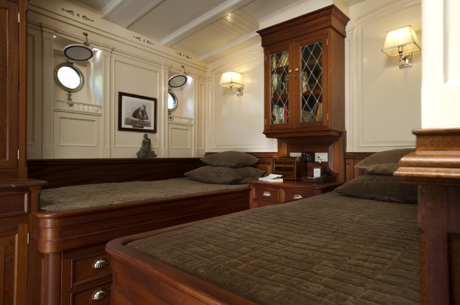 Sailing Schooner ATLANTIC -  Twin Cabin